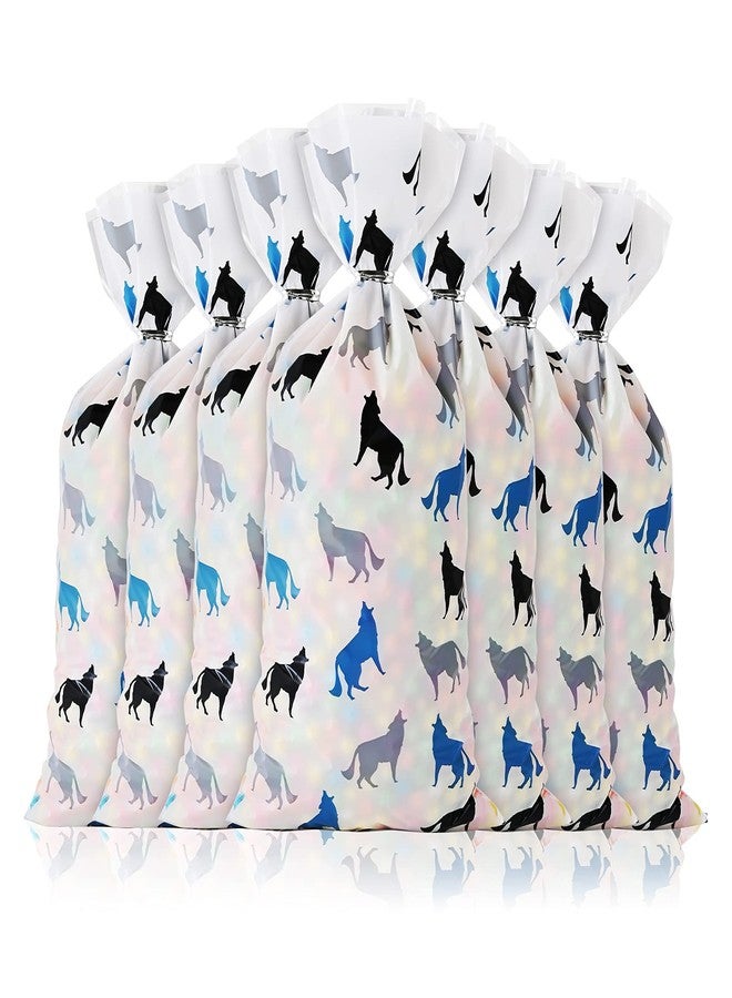 Lecpeting 100 Pcs Wolf Treat Bags Wolf Cellophane Candy Bags Wolf Party Favor with Twist Ties for Theme Birthday Party Supplies - Image 4